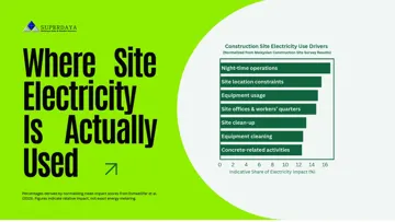 Where site electricity is used
